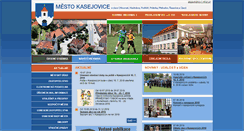 Desktop Screenshot of kasejovice.cz