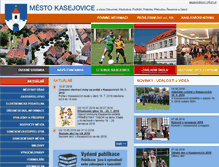 Tablet Screenshot of kasejovice.cz